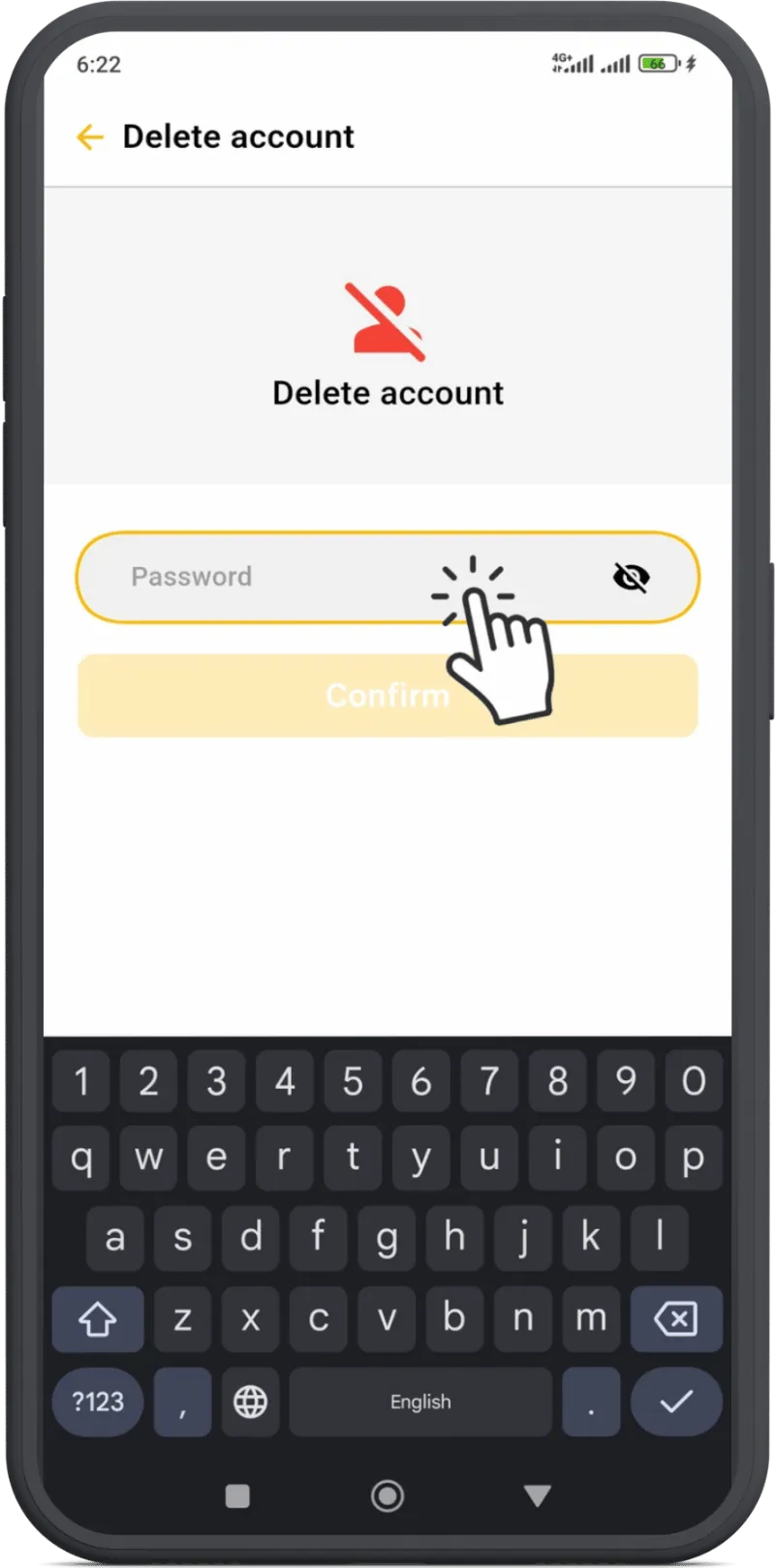 Confirm with Password